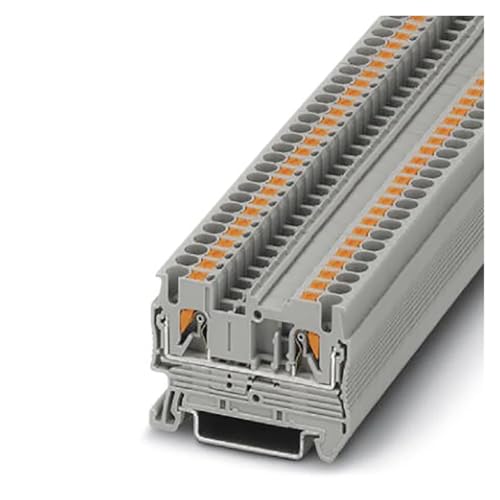 FOPURE 20pcs Type Fast Wiring Arrangement Connector PT2.5 Din Rail Combined Push In Spring Screwless Terminal Block von FOPURE