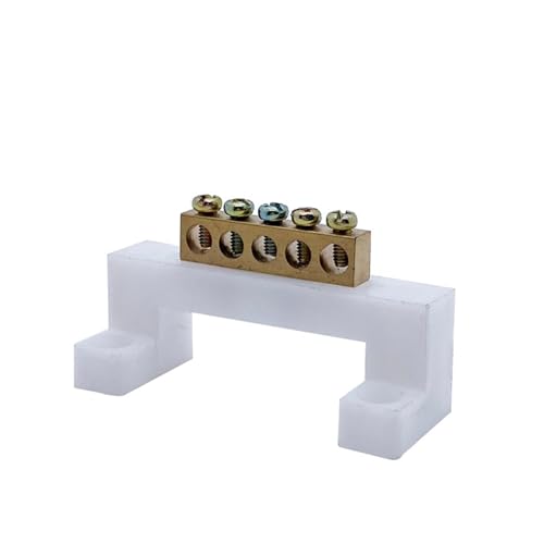 FOPURE 5 Position Brass White Bridge Design Zero Line Grounding Strip Terminal Block Connector for Distribution Cabinet FOPURE 5 Position Brass White Bridge Design Zero Line Grounding Strip Terminal Block Connector for Distribution Cabinet von FOPURE