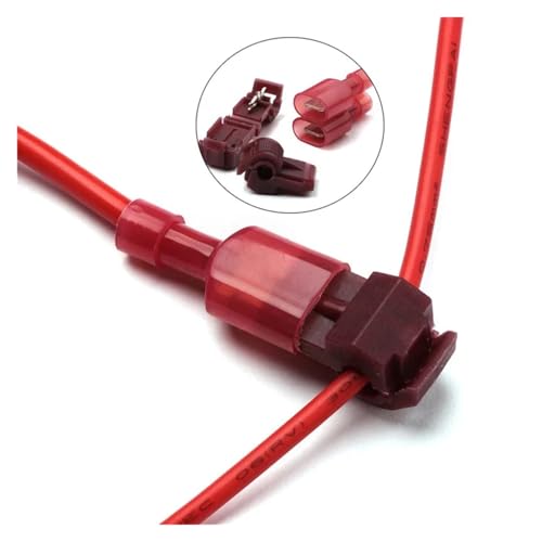 FOPURE 50PCS (25pairs) Quick Splice Wire Connectors Electrical Cable Connectors Snap Splice Lock Wire Crimp Terminals von FOPURE
