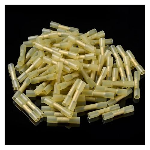FOPURE 50PCS Heat Shrink Connectors Insulated Terminals Seal Butt Electrical Wire Crimp Terminals 12-10 AWG von FOPURE