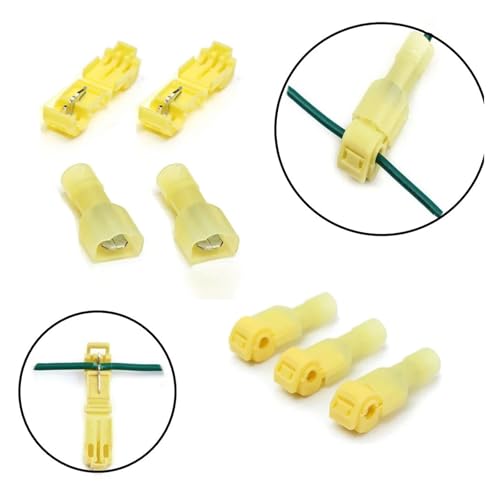 FOPURE 50Pcs(25pairs) Quick Electrical Wire Connectors Snap Splice Lock Wire Terminal Crimp Connector Electrical Connector von FOPURE