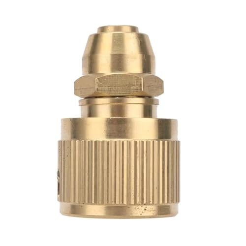 FOPURE Brass 3/8" Pipe Quick Connector Irrigation Car Wash Water Piper Quick Connector Plumbing Pipe Coupling Adapter Fittings von FOPURE