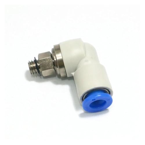 FOPURE KSL06-M6 Tube 0.D.6mm Connection Thread M6x1 Connectors Joint Elbow Rotary One Touch Fitting KSL FOPURE KSL06-M6 Tube 0.D.6mm Connection Thread M6x1 Connectors Joint Elbow Rotary One Touch Fitting KSL von FOPURE