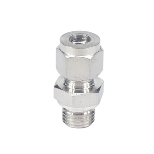 Fit Tube O/D 12mm To M14x1.5 Male 304 Stainless Ferrule Pneumatic Air Compression Fitting Fit Tube O/D 12mm To M14x1.5 Male 304 Stainless Ferrule Pneumatic Air Compression Fitting von FOPURE