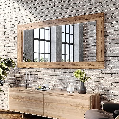 FORAM Badspiegel mit Beleuchtung - Led Spiegel Bad - 130x70 - Badezimmerspiegel Nach Maß - auf Individuelle Bestellung Gefertigt - Modernes Design - Ohne Rahmen von FORAM