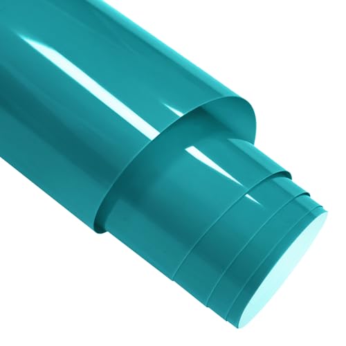 FORBELL Plotterfolie Textil, 30.5cm X 6,1M Heat Transfer Vinyl Flexfolie (Aqua, 6,1M) von FORBELL