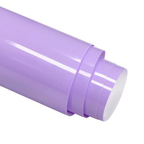 FORBELL Plotterfolie Textil, 30.5cm X 6,1M Heat Transfer Vinyl Flexfolie (Lavendel, 6,1M) von FORBELL