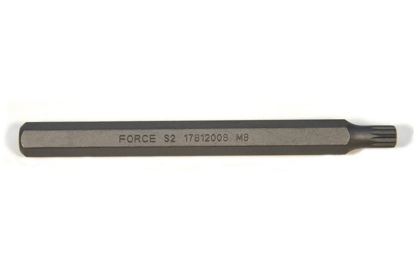 FORCE Bit- und Steckschlüsselset Innenvielzahn Antrieb Einsatz Vielzahn Spline Biteinsatz, 1-St. von FORCE