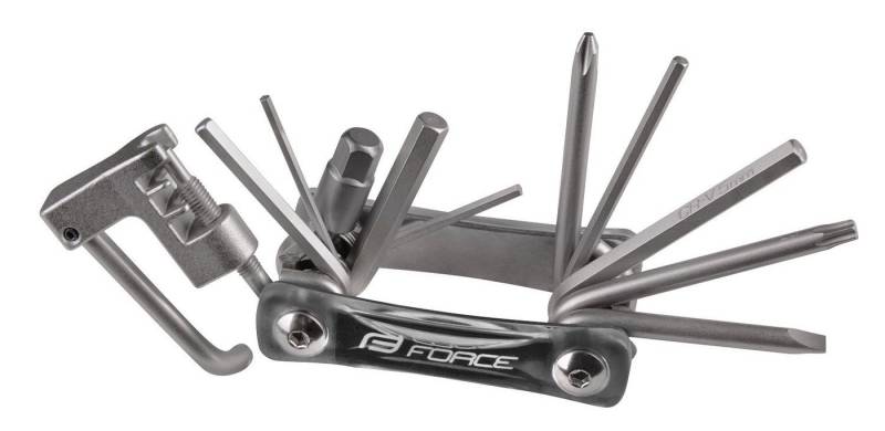 FORCE Fahrradwerkzeugset Force Fahrrad Multitool 11er Set mit Kettentrenner FORCE Fahrradwerkzeugset Force Fahrrad Multitool 11er Set mit Kettentrenner von FORCE