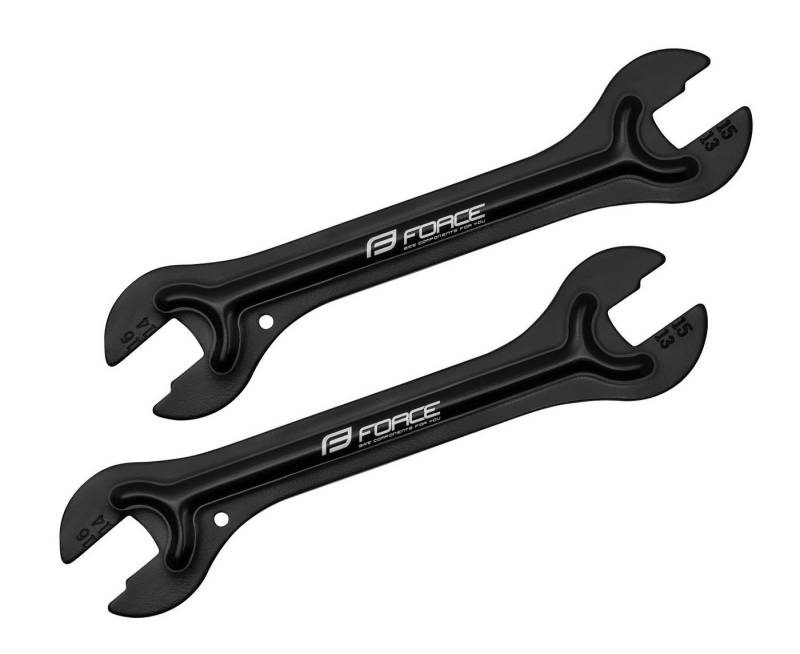 FORCE Fahrradwerkzeugset Konusschlüssel FORCE 2 Stück 13 - 15 / 14 - 16 schwarz FORCE Fahrradwerkzeugset Konusschlüssel FORCE 2 Stück 13 - 15 / 14 - 16 schwarz von FORCE