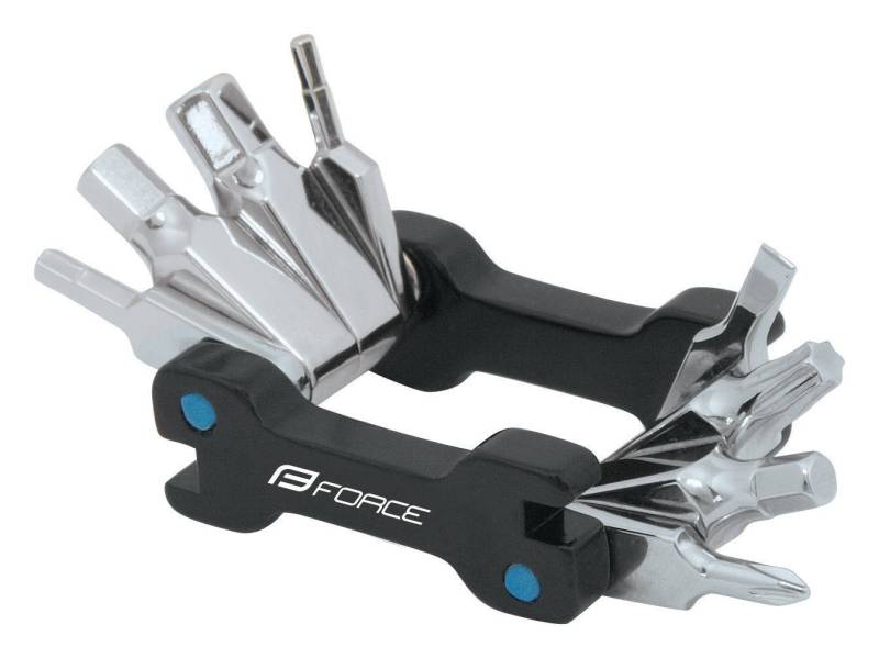 FORCE Fahrradwerkzeugset Force Fahrrad Multitool Mini 12er Set von FORCE