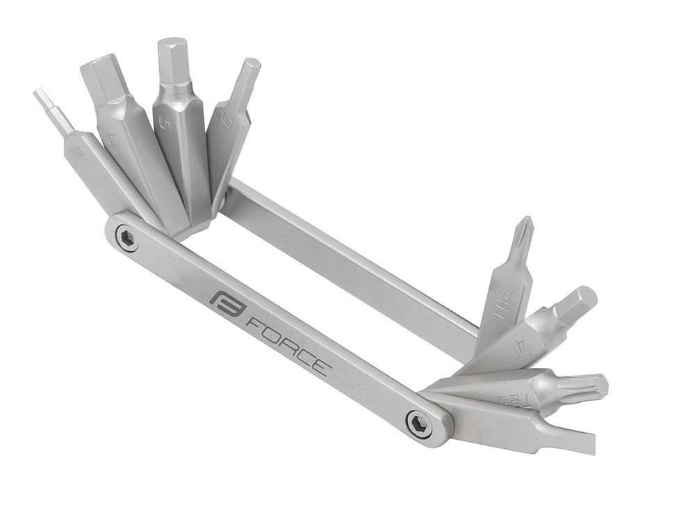 FORCE Fahrradwerkzeugset multitool FORCE MINI 8er Set von FORCE