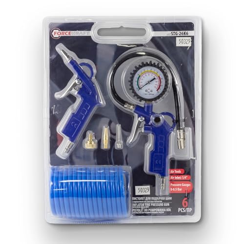 Reifenfüller mit Manometer von FORCEKRAFT