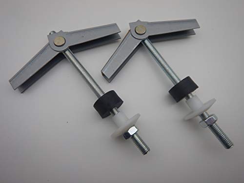 FORCH Federkappdübel für Waschtischbefestigung, Hohlraumdübel M10x180 (2), Galvanisiertes Material von Förch