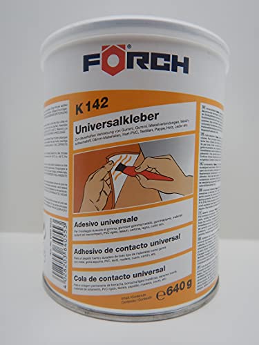 FÖRCH K142 KONTAKTKLEBER UNIVERSAL KLEBER KLEBSTOFF LEDER TEXTILIEN HOLZ 640g (1) von Förch