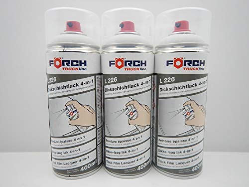 Förch 4 in 1 LKW IC194 WEISS DICKSCHICHTLACK LACK SPRAY SPRAYDOSE 400ML (3) von Förch
