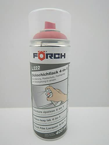 FORCH 4 in 1 RAL 3003 RUBINROT ROT DICKSCHICHTLACK LACK SPRAY SPRAYDOSE 400ML (1) von Förch
