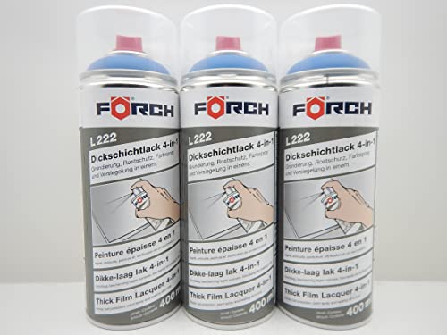 Förch 4 in 1 RAL 5010 ENZIANBLAU BLAU DICKSCHICHTLACK LACK SPRAY SPRAYDOSE 400ML (3) von Förch
