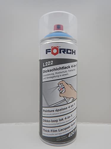 Förch 4 in 1 RAL 5012 LICHTBLAU BLAU DICKSCHICHTLACK LACK SPRAY SPRAYDOSE 400ML (1) von Förch