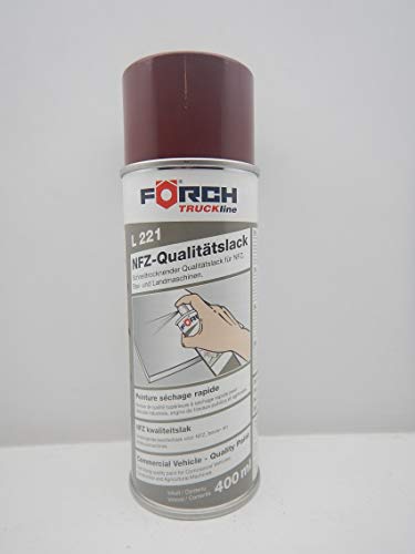 FORCH DB Ochsenblut ROT Mercedes Lack LACKSPRAY Spray SPRAYDOSE 400ML (1) von Förch