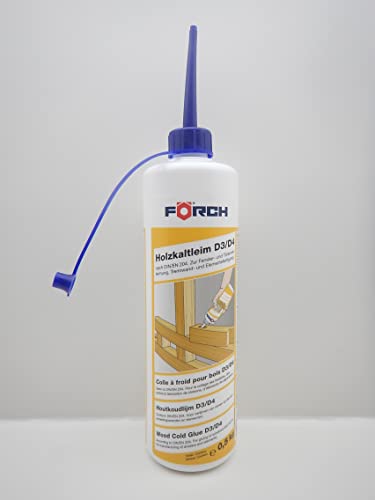 FÖRCH LEIM HOLZLEIM HOLZKALTLEIM D3/ D4 WASSERFEST KLEBEN KLEBER 500g (1) von Förch