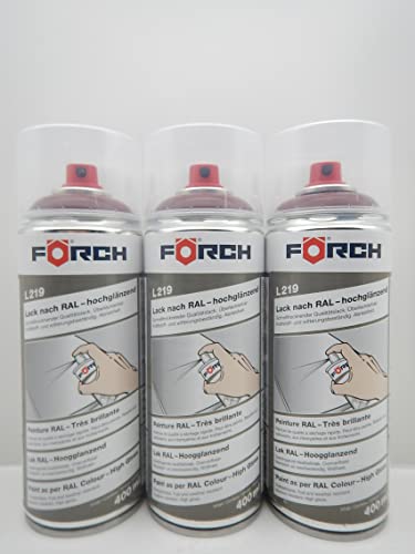 Förch OXIDROT ROT RAL 3009 LACK LACKSPRAY SPRAY SPRAYDOSE 400ML (3) von Förch