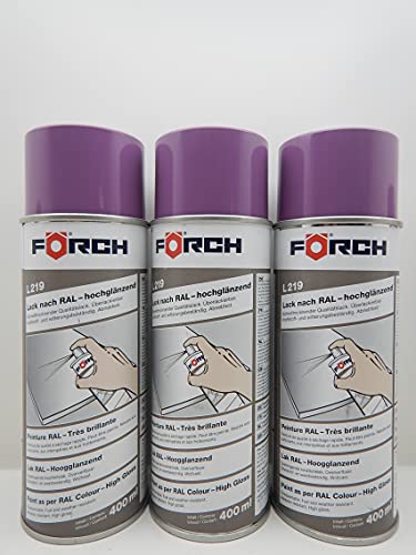 Förch ROTLILA LILA RAL 4001 LACK LACKSPRAY SPRAY SPRAYDOSE 400ML (3) von Förch