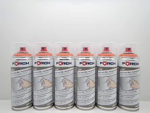 Förch ROTORANGE ORANGE RAL 2001 LACK LACKSPRAY SPRAY SPRAYDOSE 400ML (6) von Förch
