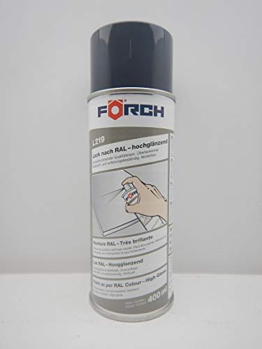 FORCH Schwarzgrau GRAU SCHWARZ RAL 7021 Lack LACKSPRAY Spray SPRAYDOSE 400ML (1) von FORCH