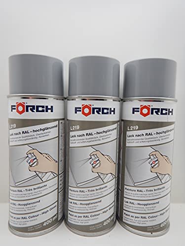 Förch VERKEHRSGRAU A GRAU SILBER RAL 7042 LACK LACKSPRAY SPRAY SPRAYDOSE 400ML (3) von Förch