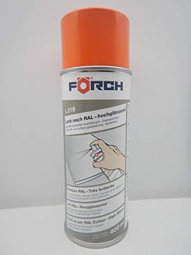 FORCH VERKEHRSORANGE ORANGE RAL 2009 Lack LACKSPRAY Spray SPRAYDOSE 400ML (1) von FORCH