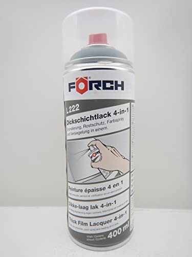 Förch 4 in 1 RAL 7011 EISENGRAU GRAU DICKSCHICKTLACK LACK SPRAY SPRAYDOSE 400ML (1) von Förch