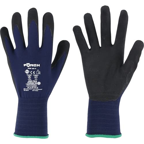 Förch Feinstrickhandschuh Nitril Touch 12 Stck Handschuhgrösse Grösse 9 von FORCH