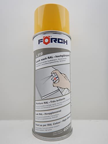 Förch GINSTERGELB GELB LACK LACKSPRAY SPRAY SPRAYDOSE 400ML (1) von FORCH