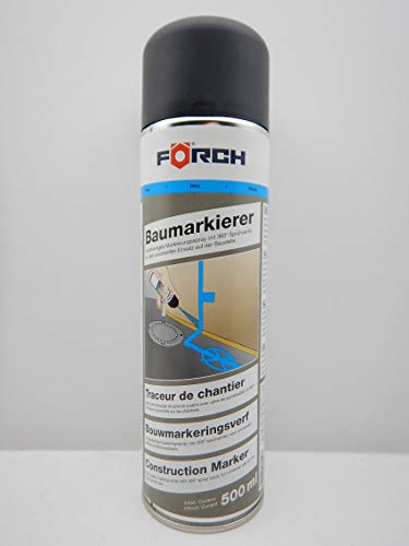 MARKIERUNGSFARBE MARKIERUNG FARBE SPRAY BLAU NEON L297 ÜBERKOPFVENTIL 500ML (1) von FORCH