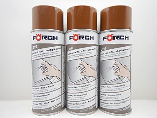 REHBRAUN BRAUN RAL 8007 LACK LACKSPRAY SPRAY SPRAYDOSE 400ML (3) von FORCH