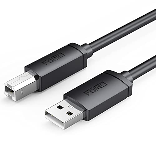 FORE 1m MIDI Cable Type-B Musical Instrument Compatible with MIDI Keyboard, Electronic Piano/Drum, Synthesizer, Audio Interface Editing&Recording Track Studio USB 2.0 Black FORE 1m MIDI Cable Type-B Musical Instrument Compatible with MIDI Keyboard, Electronic Piano/Drum, Synthesizer, Audio Interface Editing&Recording Track Studio USB 2.0 Black von FORE