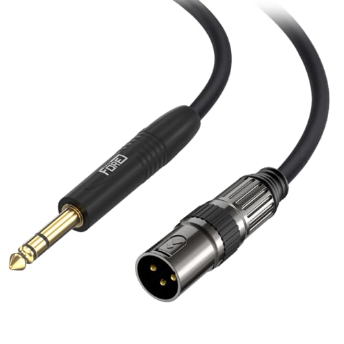 FORE 6,35 mm auf XLR Stecker Mikrofonkabel 3m von FORE