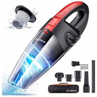 Akku-Handstaubsauger, Autostaubsauger, 3500 Pa, 120 W, 29.000–31.000 U/min, USB-aufladbar, tragbar Akku-Handstaubsauger, Autostaubsauger, 3500 Pa, 120 W, 29.000–31.000 U/min, USB-aufladbar, tragbar von FOREHILL