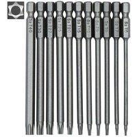 FOREHILL 11-teiliges langes Torx-Schraubendreher-Bit-Set – magnetische Bits – 1/4-Zoll-Sechskantschaft – Größen T6 bis T40 – 100 mm Länge FOREHILL 11-teiliges langes Torx-Schraubendreher-Bit-Set – magnetische Bits – 1/4-Zoll-Sechskantschaft – Größen T6 bis T40 – 100 mm Länge von FOREHILL