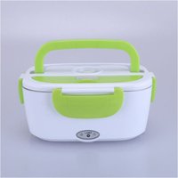 FOREHILL 2-in-1 Elektrische beheizte Lunchbox für Auto/LKW und Büro, 220 V und 12 V, 40 W, 1,5 l Edelstahl-Lunchbox (Messer und Gabel nicht enthalten) von FOREHILL