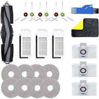 FOREHILL 23-teiliges Ersatzteilset für Ecovacs Deebot X1 Omni Staubsauger, X1e Omni Ersatzteile, 1 Hauptbürste, 6 Seitenbürsten FOREHILL 23-teiliges Ersatzteilset für Ecovacs Deebot X1 Omni Staubsauger, X1e Omni Ersatzteile, 1 Hauptbürste, 6 Seitenbürsten von FOREHILL
