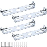 FOREHILL [4 Stück] 105 mm Deckenleuchten-Montagehalterung, Pendelleuchten-Zubehör, Deckenleuchten-Grundplatte, Deckenlampenplatten, von FOREHILL