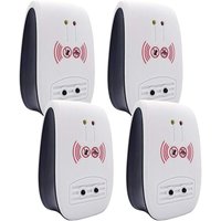 FOREHILL 4er-Pack Ultraschall-Schädlingsbekämpfer, elektronischer Ultraschall-Schädlingsbekämpfer für den Innenbereich für Insekten, Mücken, Mäuse, FOREHILL 4er-Pack Ultraschall-Schädlingsbekämpfer, elektronischer Ultraschall-Schädlingsbekämpfer für den Innenbereich für Insekten, Mücken, Mäuse, von FOREHILL