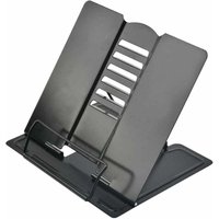 FOREHILL Buchständer, verstellbare, klappbare Buchstütze aus Metall, rutschfester Tablet-/iPad-Leseständer für Bett und Küche, von FOREHILL