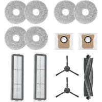 FOREHILL Dreame 1x Hauptbürste 2x Seitenbürsten 2x Patronenfilter 2x Staubsaugerbeutel 3x Waschbare Tücher FOREHILL Dreame 1x Hauptbürste 2x Seitenbürsten 2x Patronenfilter 2x Staubsaugerbeutel 3x Waschbare Tücher von FOREHILL