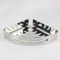 FOREHILL Eckduschablage aus Edelstahl, ohne Bohren, Hängender Duschkorb, Duschablage, Shampoo-Organizer, Dreieckig, Schwarz, 2er-Pack von FOREHILL