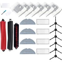 FOREHILL Ersatzteile kompatibel mit Roborock S8 Pro Ultra Staubsaugern: 1 Hauptbürste, 4 Filter, 6 Seitenbürsten von FOREHILL