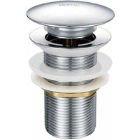 FOREHILL G 1-1/4, verchromter Messing-Pop-up-Ablauf für Waschbecken ohne Überlauf, ausgestattet mit einfachem Öffnungs- und Schließsystem per FOREHILL G 1-1/4, verchromter Messing-Pop-up-Ablauf für Waschbecken ohne Überlauf, ausgestattet mit einfachem Öffnungs- und Schließsystem per von FOREHILL