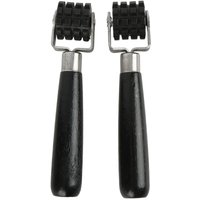 FOREHILL Paar Schalldämpfungsrollen für Auto-Audiosysteme, schwarze ergonomische Rollen für Hitzeschutzmatten, Tapeten von FOREHILL